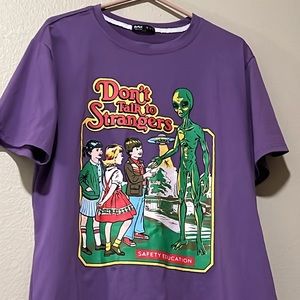 Don’t Talk to Strangers “Safety Education” Alien Graphic Tee